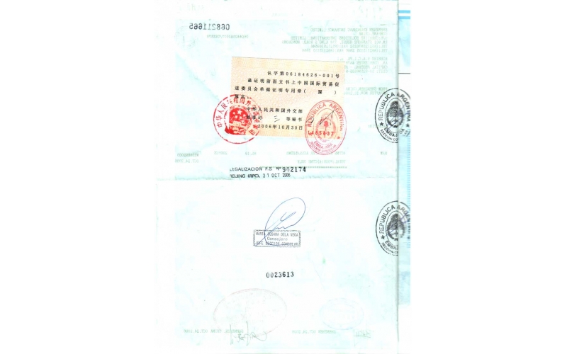 MP3 當時的LICENSE，出口阿根廷的記錄