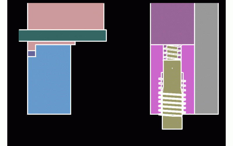 側(cè)面螺紋，馬達(dá)脫機(jī)構(gòu)-深圳市模具廠整理提供
