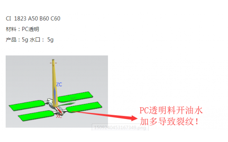 PC 透明件噴油絲印的禁區(qū) ， 容易開裂， 小心調(diào)油， 少用開油水， 盡量用防白水。